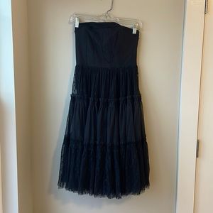 Moulinette Soeurs Black‎ Strapless Dress